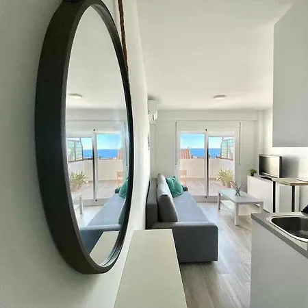 Balneario Estudio Con Terraza Y Vistas Al Mar Malaga
