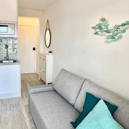 Balneario Estudio Con Terraza Y Vistas Al Mar * Malaga